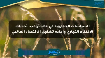 السياسات الحمائية في عهد ترامب: تحديات الانكفاء التجاري وإعادة تشكيل الاقتصاد العالمي